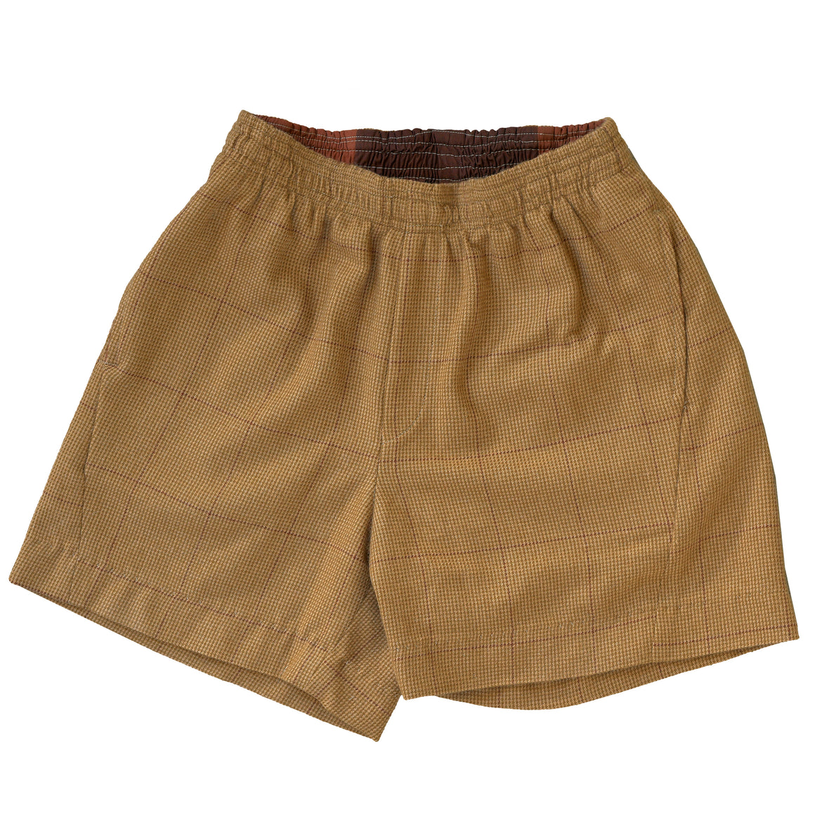 Silk Lined Cashmere Shorts