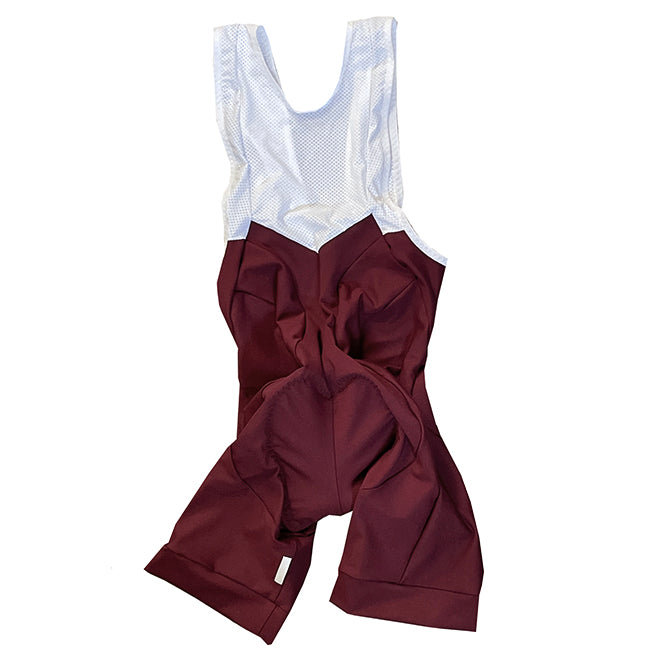 Burgundy Bib Shorts