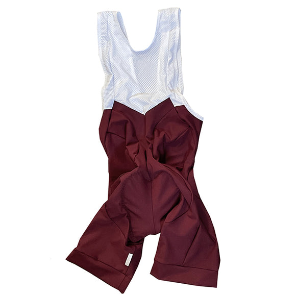 Burgundy Bib Shorts