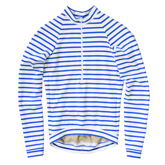 Polo Stripe Jersey Blue