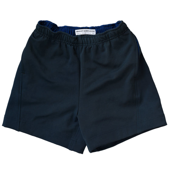 Hand-dyed Heavy Wool Panel Shorts