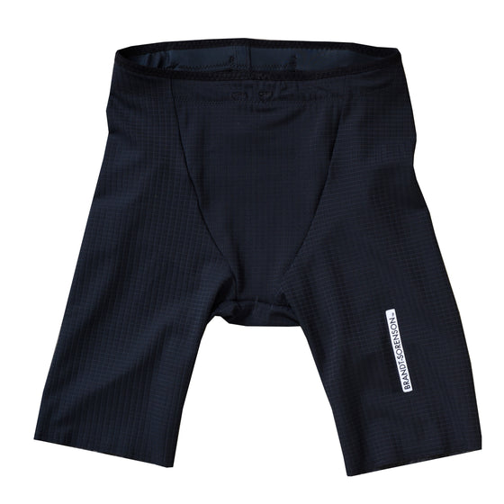 Grid Half Tights Black