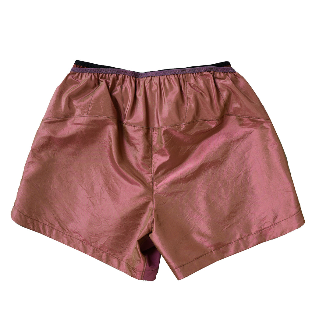 Pure Silk Taffeta Run Shorts