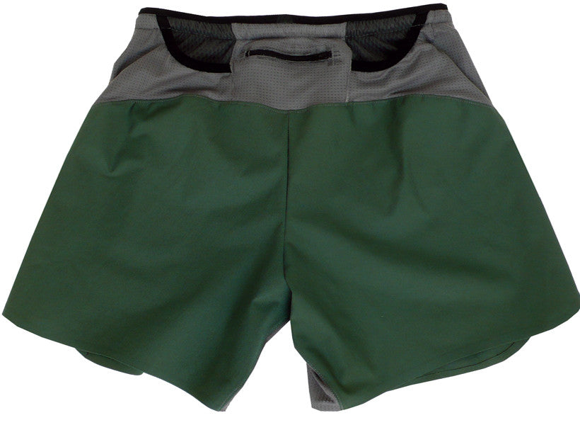 Trail Run Shorts: Forest Green 2016