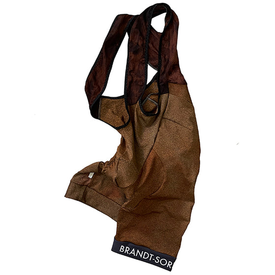 Garment Dyed Bib Shorts: Bronze