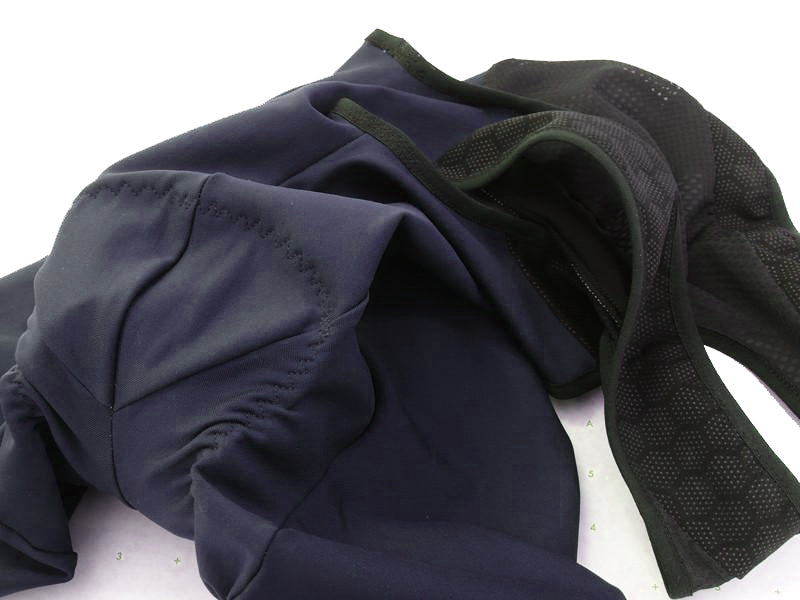 Garment Dyed Bib Shorts: Moonlight
