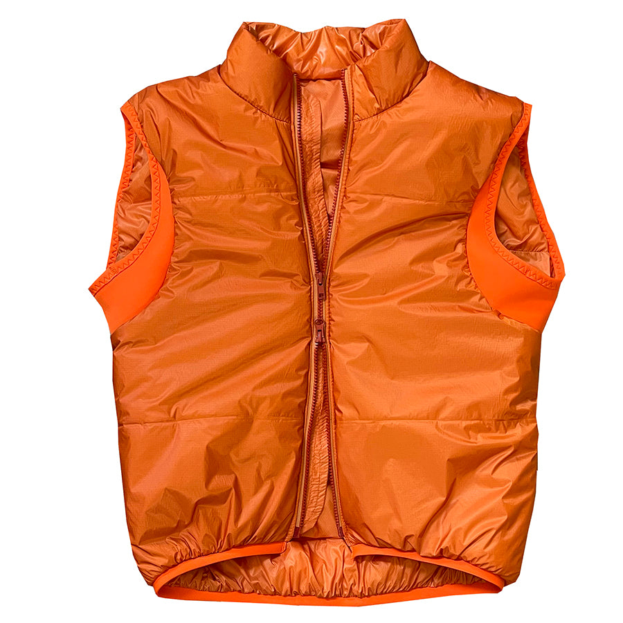 Waterproof Ultralight Puff Vest: Burnt Orange