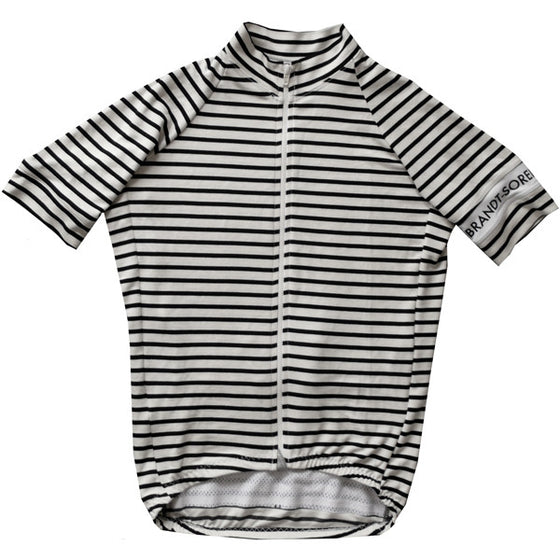 Polo Stripe: White